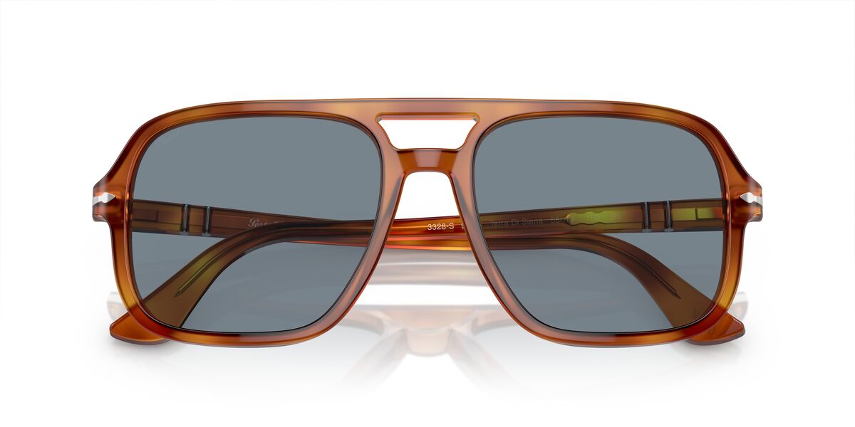 Anteojos De Sol Persol 0PO3328S Café/Celeste