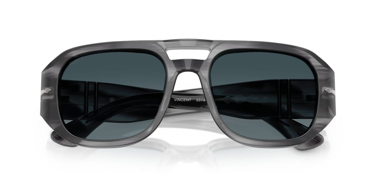 Anteojos De Sol Persol PO3373S Vincent Azul/Gris
