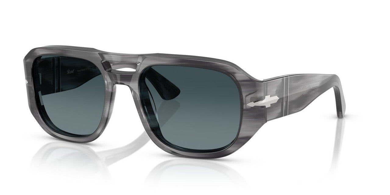 Anteojos De Sol Persol PO3373S Vincent Azul/Gris