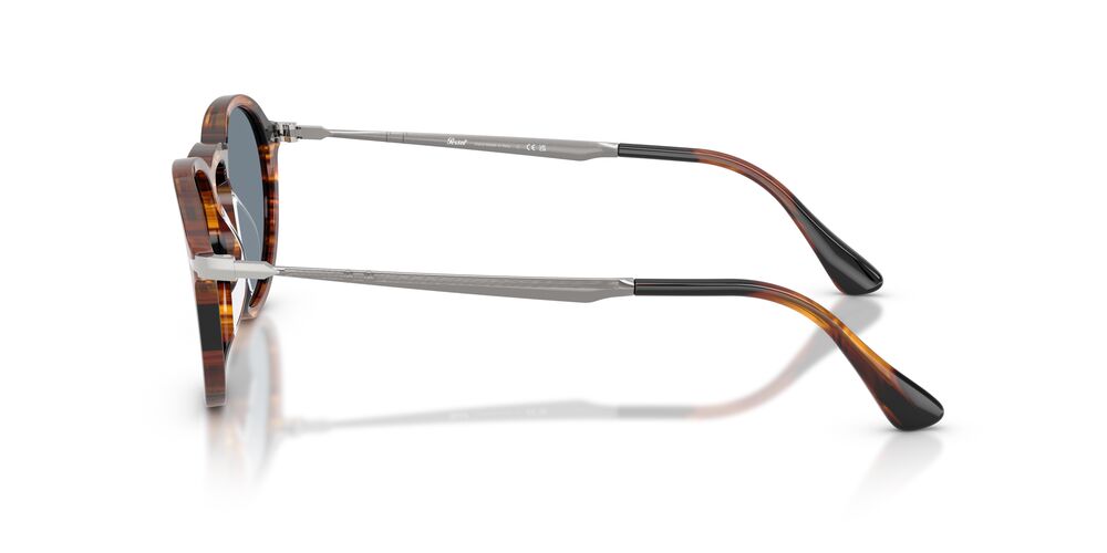 Anteojos De Sol Persol PO3383S Striped Black And Brown Light Blue
