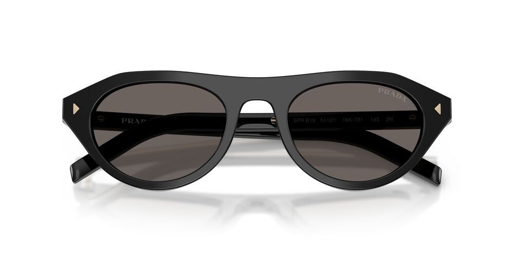 Anteojos De Sol Prada PR B15S Black Dark Grey Gris/Negro