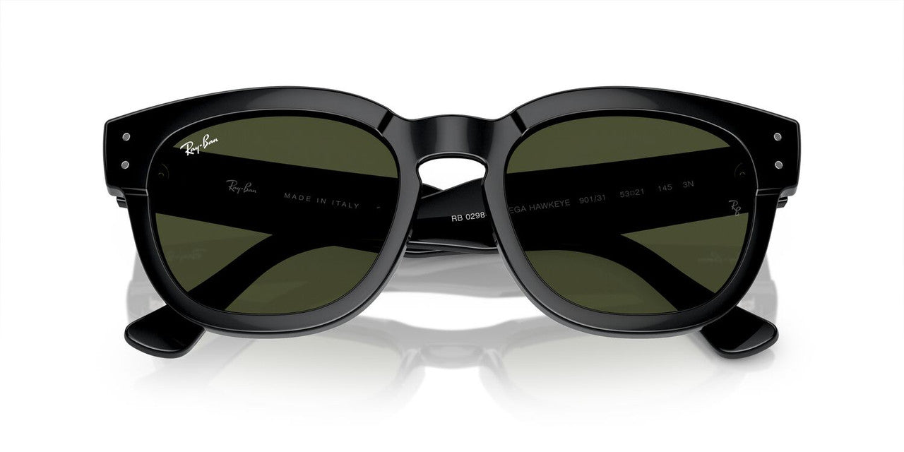 Anteojos De Sol Ray-Ban 0RB0298S Mega Hawkeye Negro/Verde