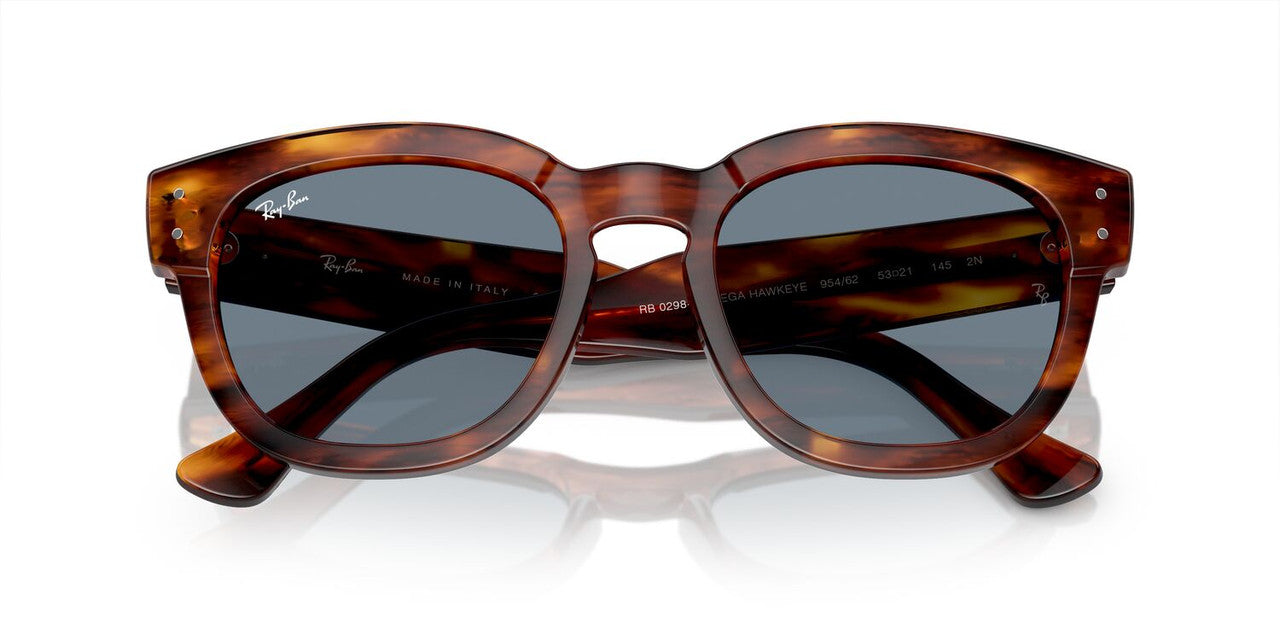 Anteojos De Sol Ray-Ban 0RB0298S Mega Hawkeye Havana/Azul