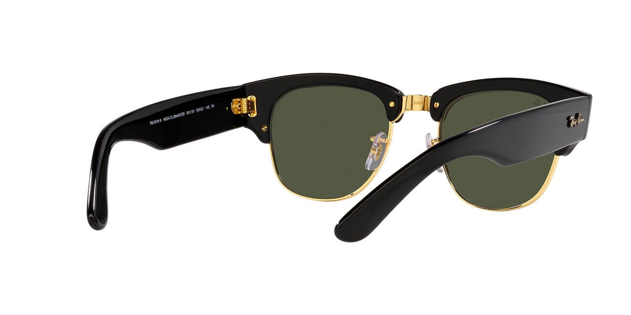 Anteojos De Sol Ray-Ban 0RB0316S Mega Clubmaster Negro/Verde