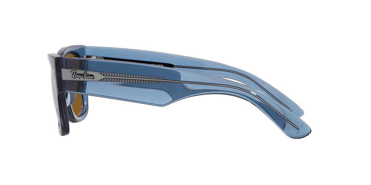 Anteojos De Sol Ray-Ban 0RB0840S Mega Wayfarer Azul/Café