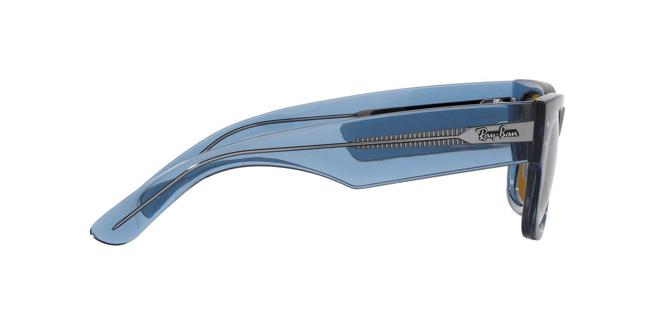 Anteojos De Sol Ray-Ban 0RB0840S Mega Wayfarer Azul/Café