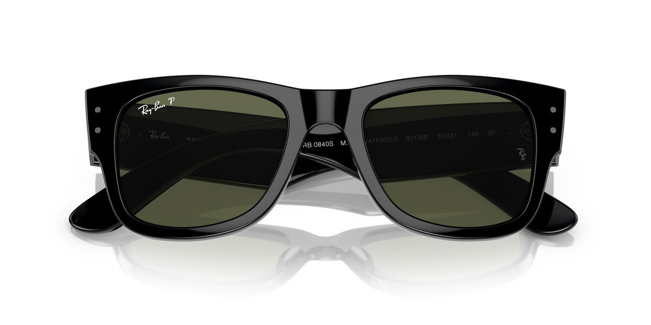 Anteojos De Sol Ray-Ban 0RB0840S Mega Wayfarer Negro/Verde