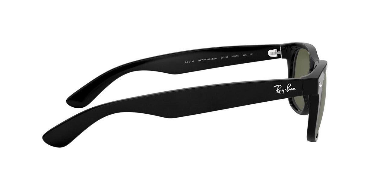 Anteojos De Sol Ray-Ban 0RB2132 New Wayfarer Negro/Verde