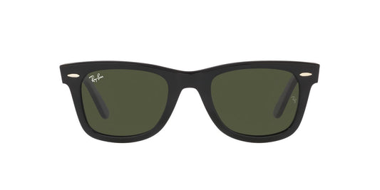 Anteojos De Sol Ray-Ban 0RB2140 Wayfarer Negro/Verde