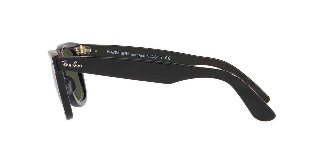 Anteojos De Sol Ray-Ban 0RB2140 Wayfarer Negro/Verde