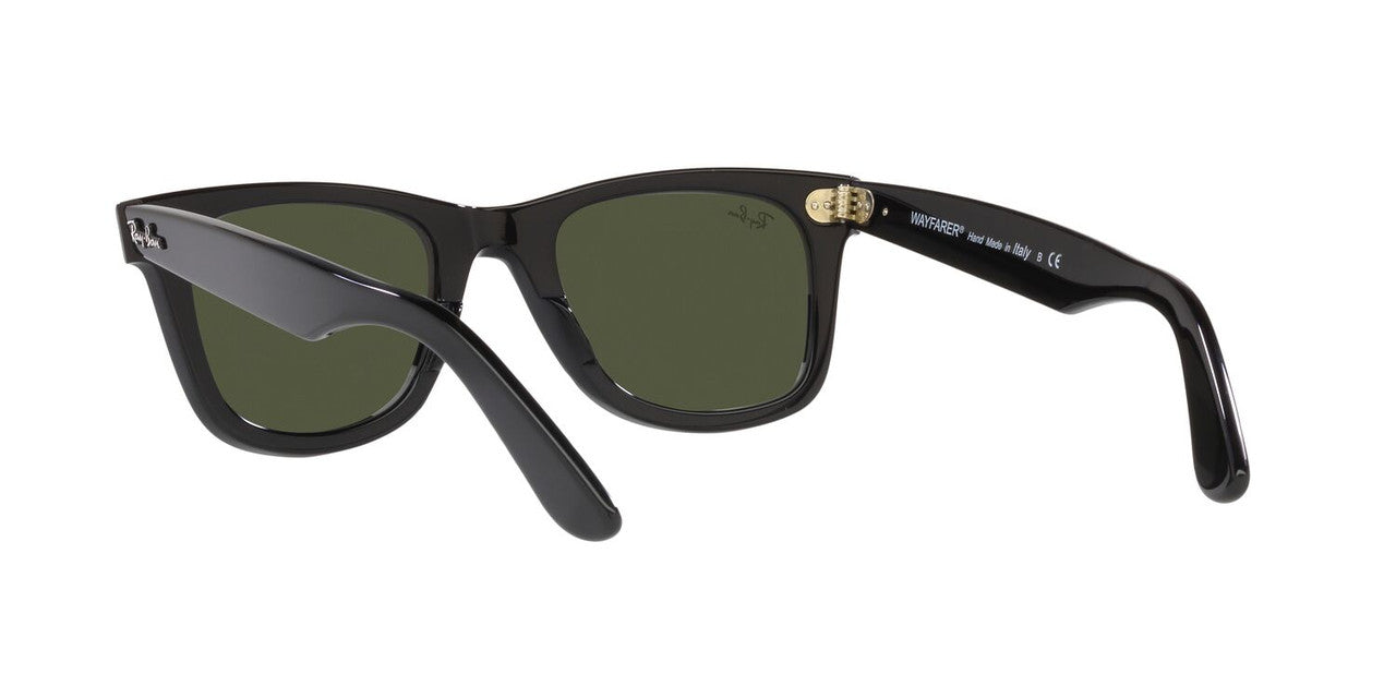 Anteojos De Sol Ray-Ban 0RB2140 Wayfarer Negro/Verde