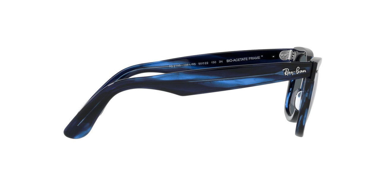 Anteojos De Sol Ray-Ban 0RB2140 Wayfarer Azul/Azul