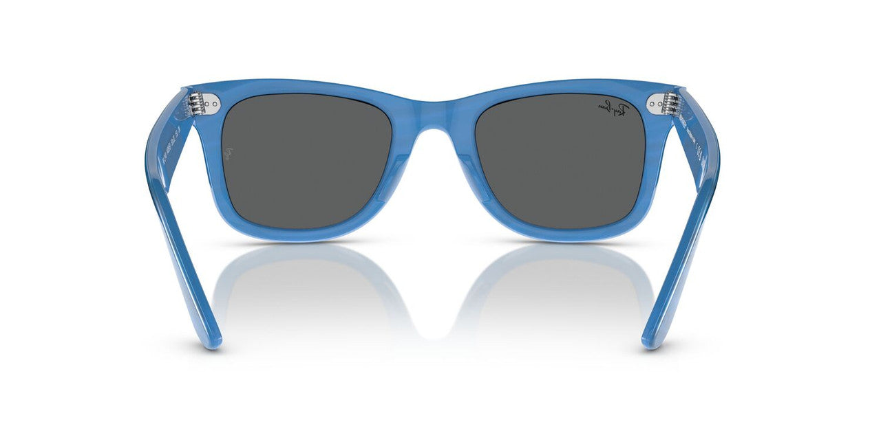 Anteojos De Sol Ray-Ban 0RB2140 Wayfarer Azul/Gris
