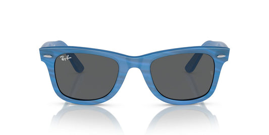 Anteojos De Sol Ray-Ban 0RB2140 Wayfarer Azul/Gris