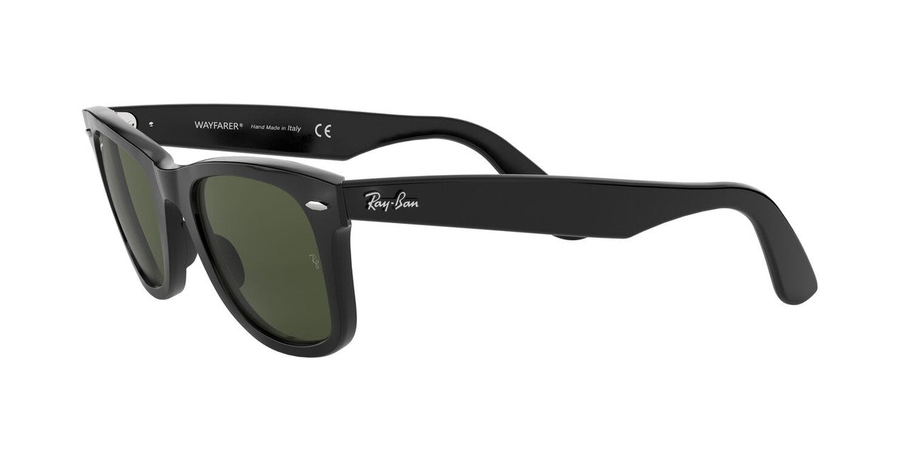 Anteojos De Sol Ray-Ban 0RB2140 Wayfarer Negro/Verde