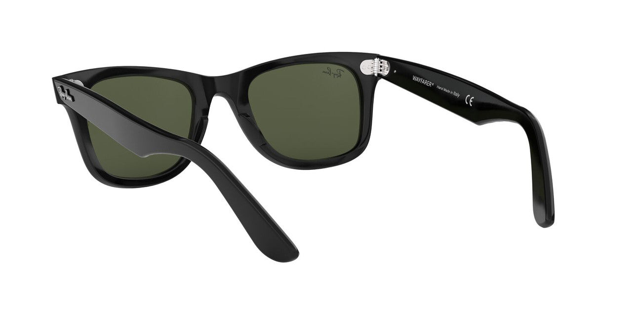 Anteojos De Sol Ray-Ban 0RB2140 Wayfarer Negro/Verde