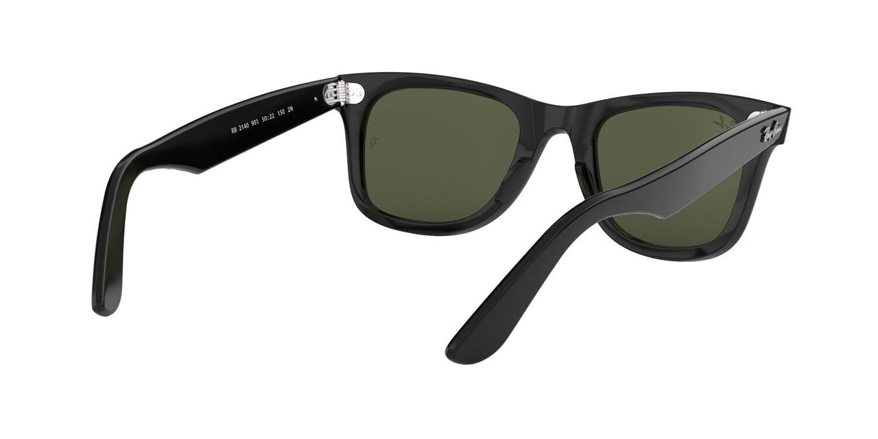 Anteojos De Sol Ray-Ban 0RB2140 Wayfarer Negro/Verde