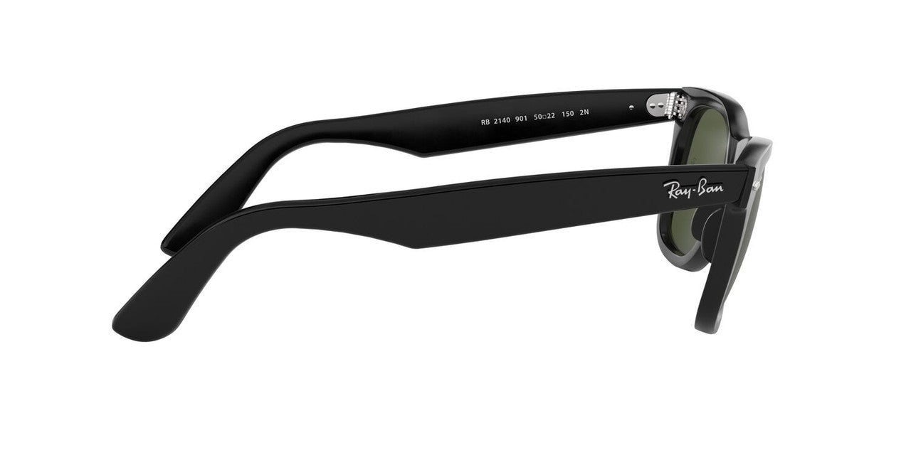 Anteojos De Sol Ray-Ban 0RB2140 Wayfarer Negro/Verde