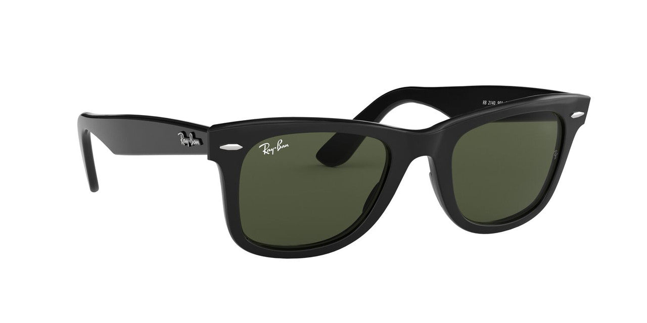 Anteojos De Sol Ray-Ban 0RB2140 Wayfarer Negro/Verde