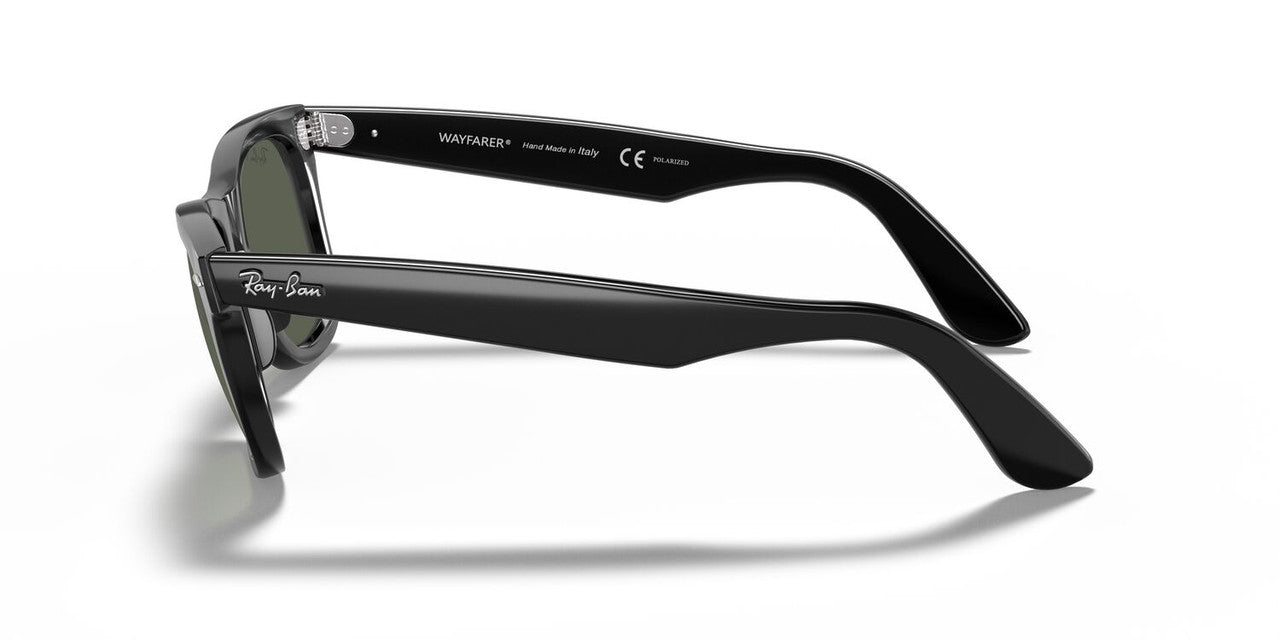 Anteojos De Sol Ray-Ban 0RB2140 Wayfarer Negro/Verde