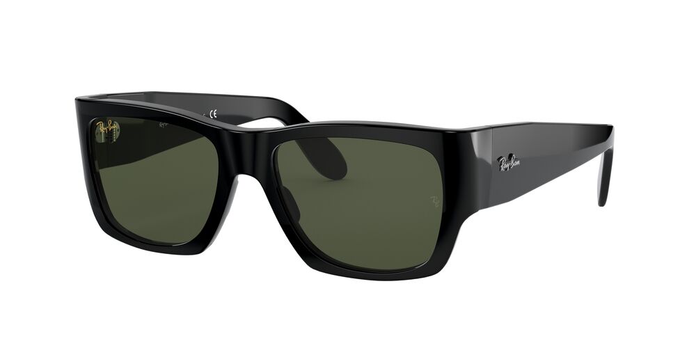 Anteojos De Sol Ray-Ban 0RB2187 Wayfarer Nomad Verde/Negro