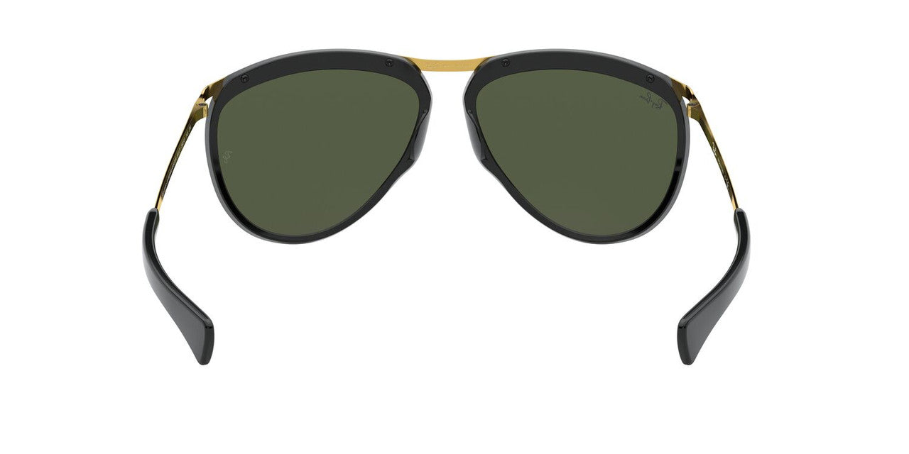 Anteojos De Sol Ray-Ban 0RB4330CH Olympian Aviator Negro/Verde