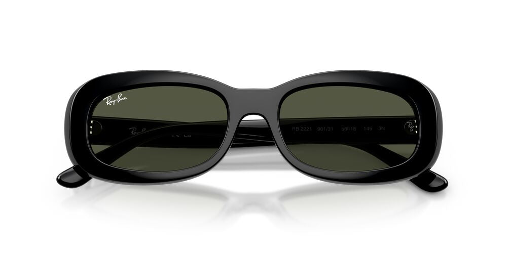 Anteojos De Sol Ray-Ban RB2221 Black Green