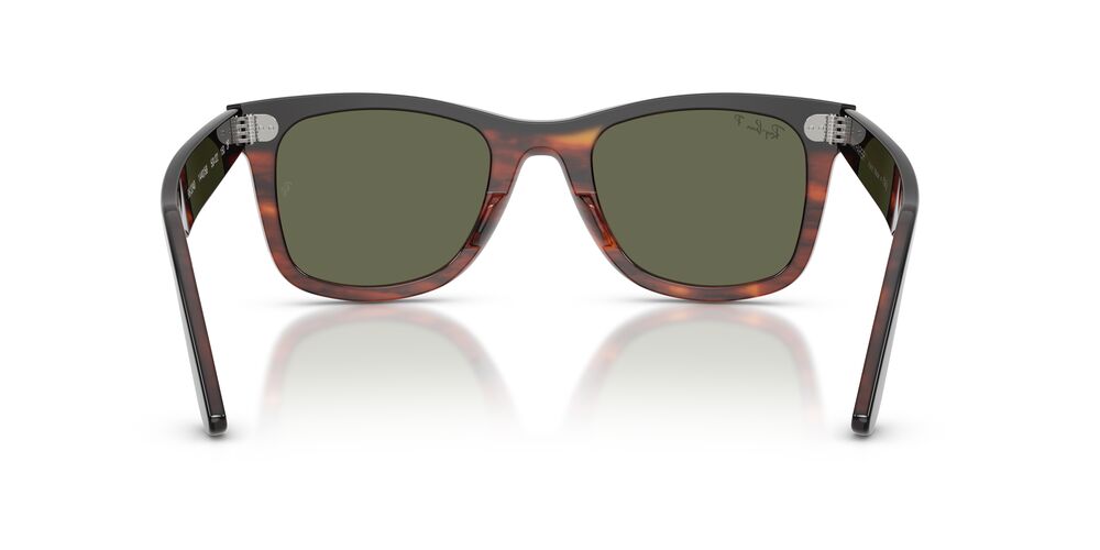 Anteojos De Sol Ray-Ban RB2240 Wayfarer Black On Havana Polar Green Verde/Café-Negro