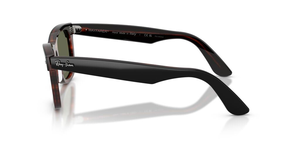 Anteojos De Sol Ray-Ban RB2240 Wayfarer Black On Havana Polar Green Verde/Café-Negro
