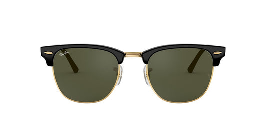 Anteojos De Sol Ray-Ban 0RB3016 Clubmaster Negro/Verde