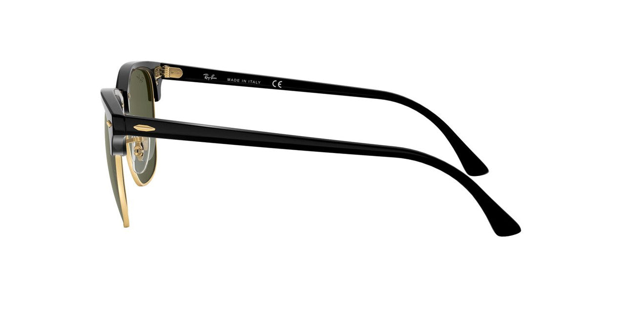 Anteojos De Sol Ray-Ban 0RB3016 Clubmaster Negro/Verde