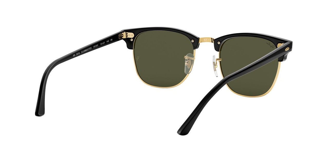Anteojos De Sol Ray-Ban 0RB3016 Clubmaster Negro/Verde