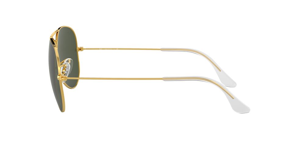 Anteojos De Sol Ray-Ban 0RB3025 Aviator Large Metal Verde/Dorado