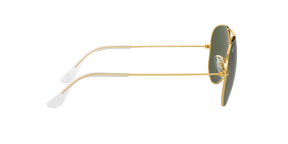 Anteojos De Sol Ray-Ban 0RB3025 Aviator Large Metal Verde/Dorado