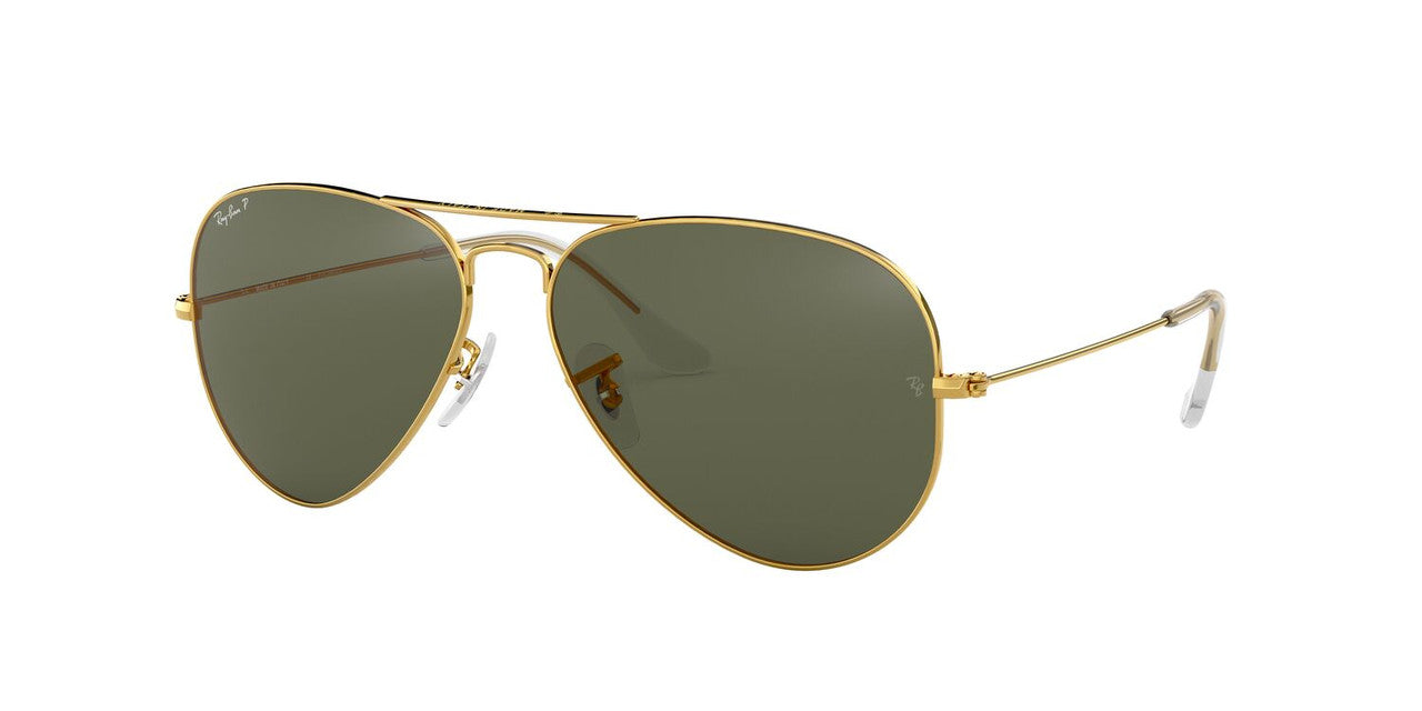 Anteojos De Sol Ray-Ban 0RB3025 Aviator Large Metal Dorado/Verde