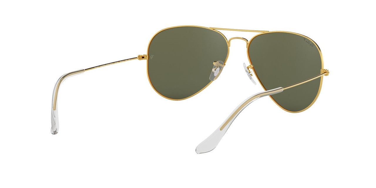 Anteojos De Sol Ray-Ban 0RB3025 Aviator Large Metal Dorado/Verde