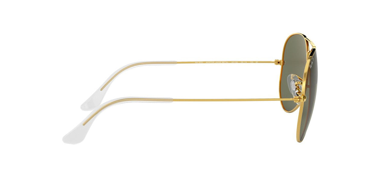 Anteojos De Sol Ray-Ban 0RB3025 Aviator Large Metal Dorado/Verde