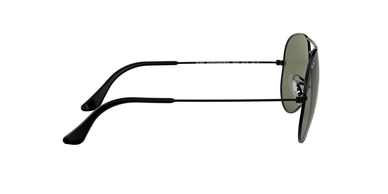 Anteojos De Sol Ray-Ban 0RB3025 Aviator Large Metal Negro/Verde