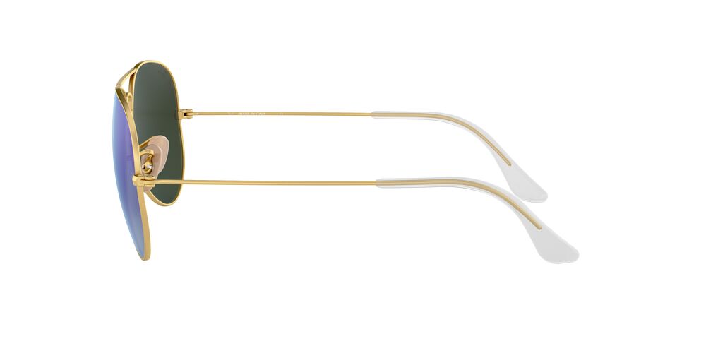 Anteojos De Sol Ray-Ban 0RB3025 Aviator Large Metal Dorado/Celeste