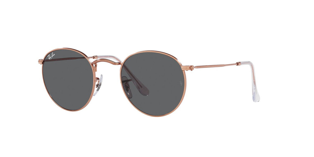 Anteojos De Sol Ray-Ban RB3447 Round Metal Gris/Dorado