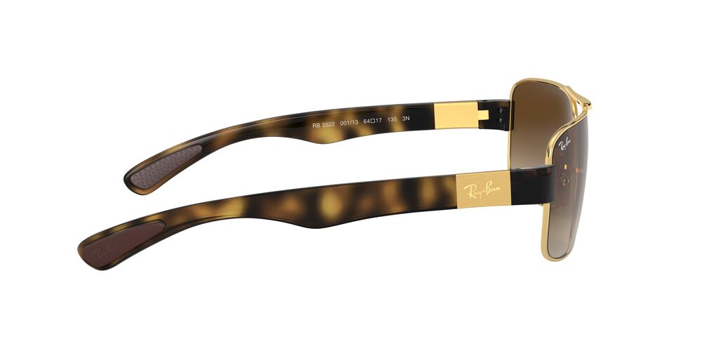 Anteojos De Sol Ray-Ban 0RB3522 Café/Dorado