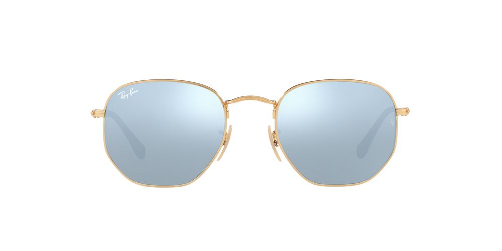 Anteojos De Sol Ray-Ban 0RB3548N Hexagonal Gris/Dorado