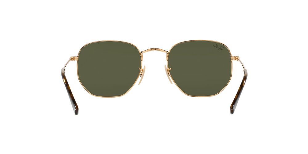 Anteojos De Sol Ray-Ban 0RB3548N Hexagonal Gris/Dorado