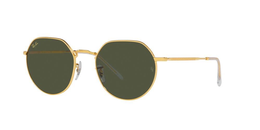 Anteojos De Sol Ray-Ban 0RB3565 Jack Verde/Dorado