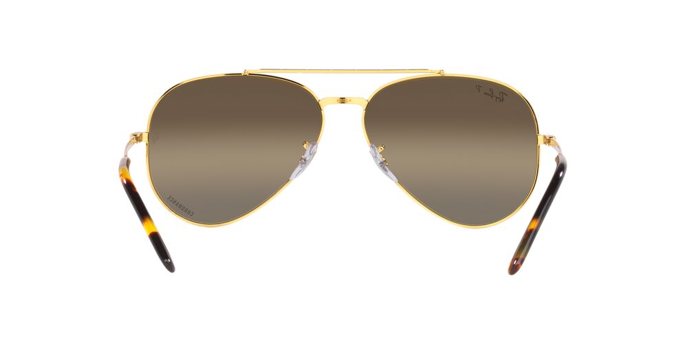 Anteojos De Sol Ray-Ban 0RB3625 New Aviator Café/Dorado