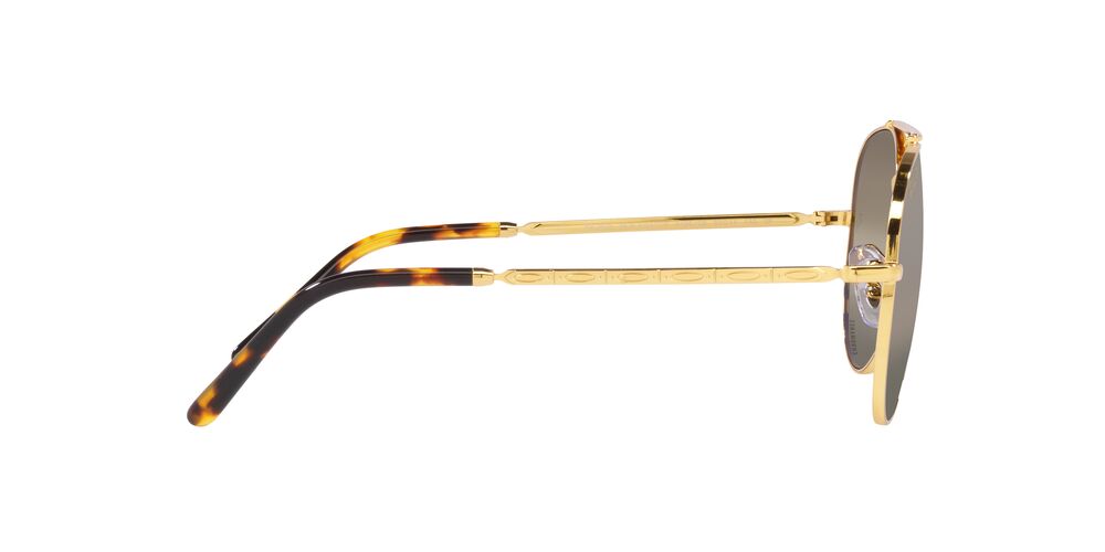 Anteojos De Sol Ray-Ban 0RB3625 New Aviator Café/Dorado