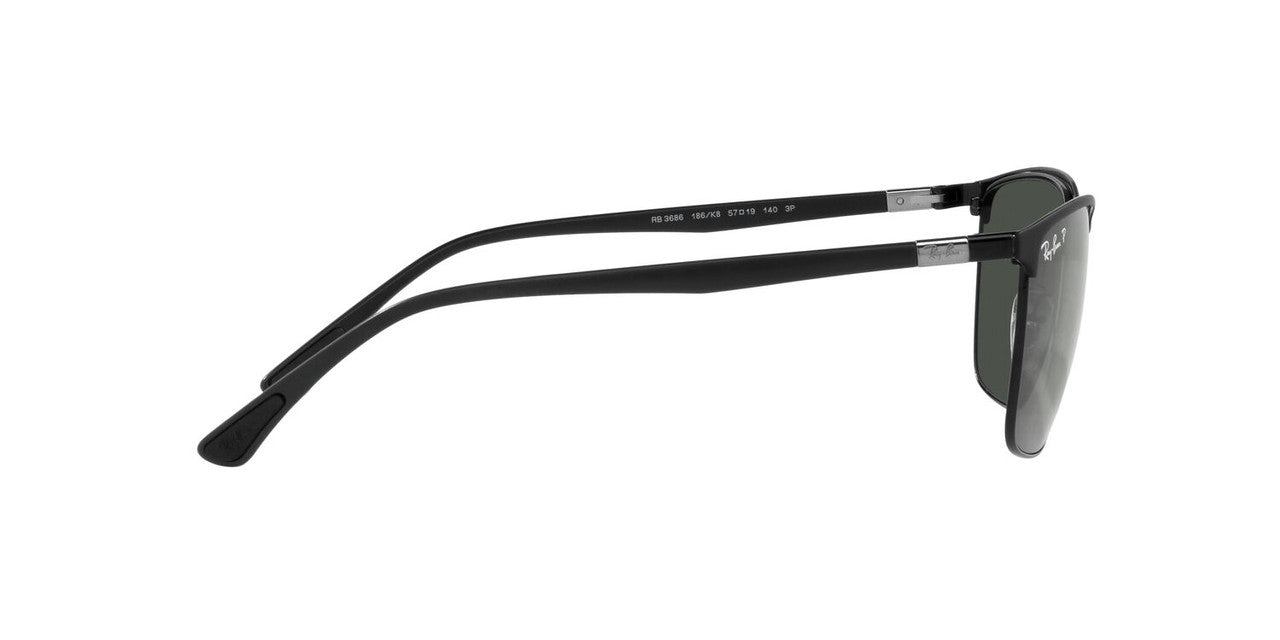 Anteojos De Sol Ray-Ban 0RB3686 Gris/Negro