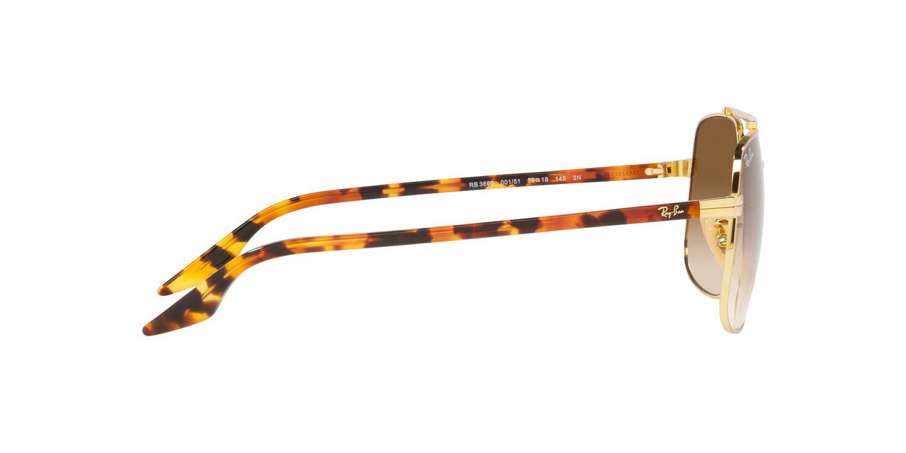 Anteojos De Sol Ray-Ban 0RB3699 Dorado/Café