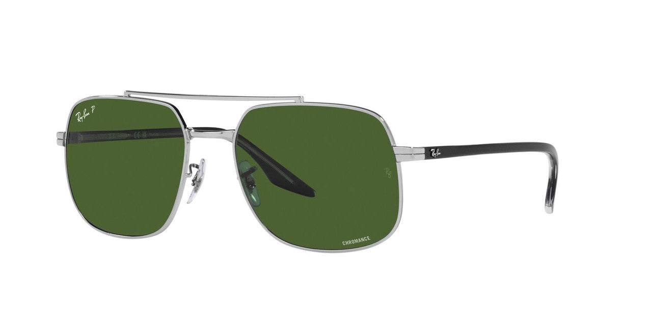 Anteojos De Sol Ray-Ban 0RB3699 Plateado/Verde