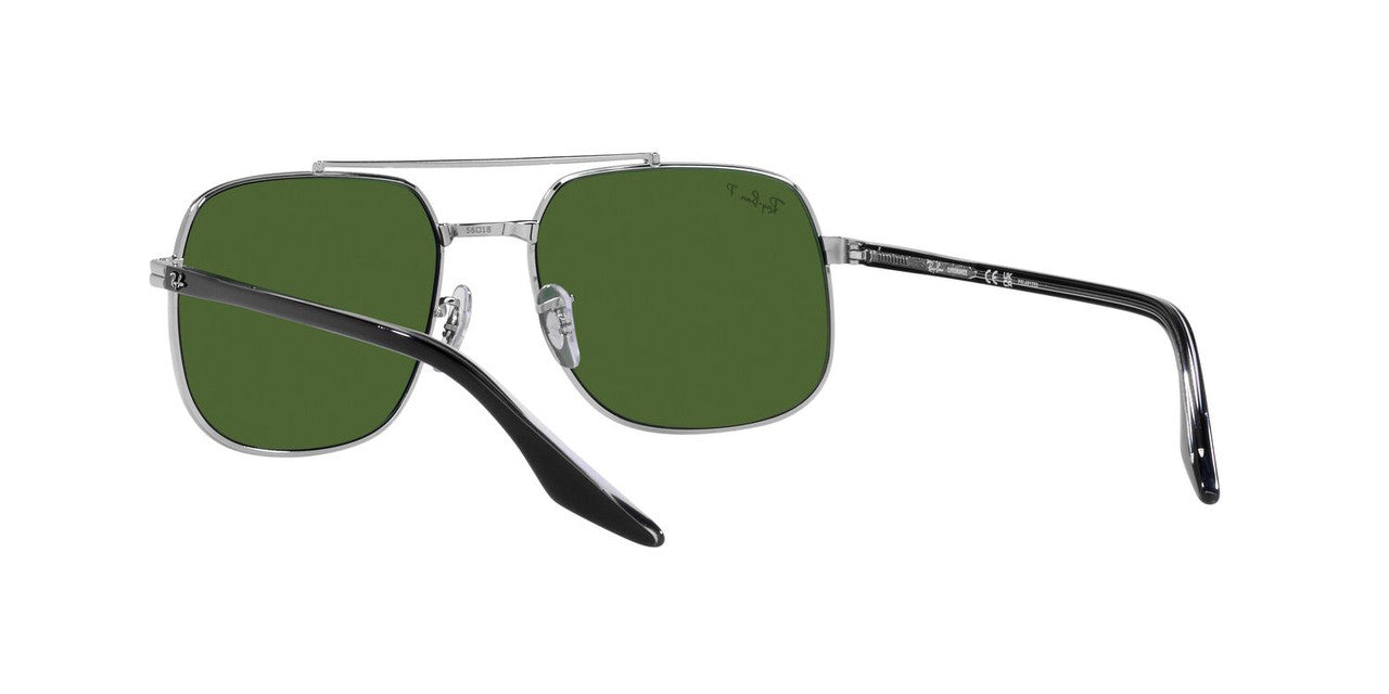 Anteojos De Sol Ray-Ban 0RB3699 Plateado/Verde